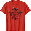 funny heifer tshirt Cute Women's Hanging With My Heifers Bandana T-Shirt T-Shirt - Red