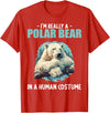Polar Bears Polar Bear Lovers Shop Polar Bears Polar Bear T-Shirt - Red