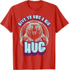 Playful Grizzly Bear s Family Hugs Co. Uncle Grizzly Bear Hug s Give Yo UNC A Big Hug T-Shirt - Red
