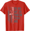 2A Gun Rights USA Freedom Apparel Free Men Don't Ask Permission To Bear Arms - Gun Rights USA T-Shirt - Red
