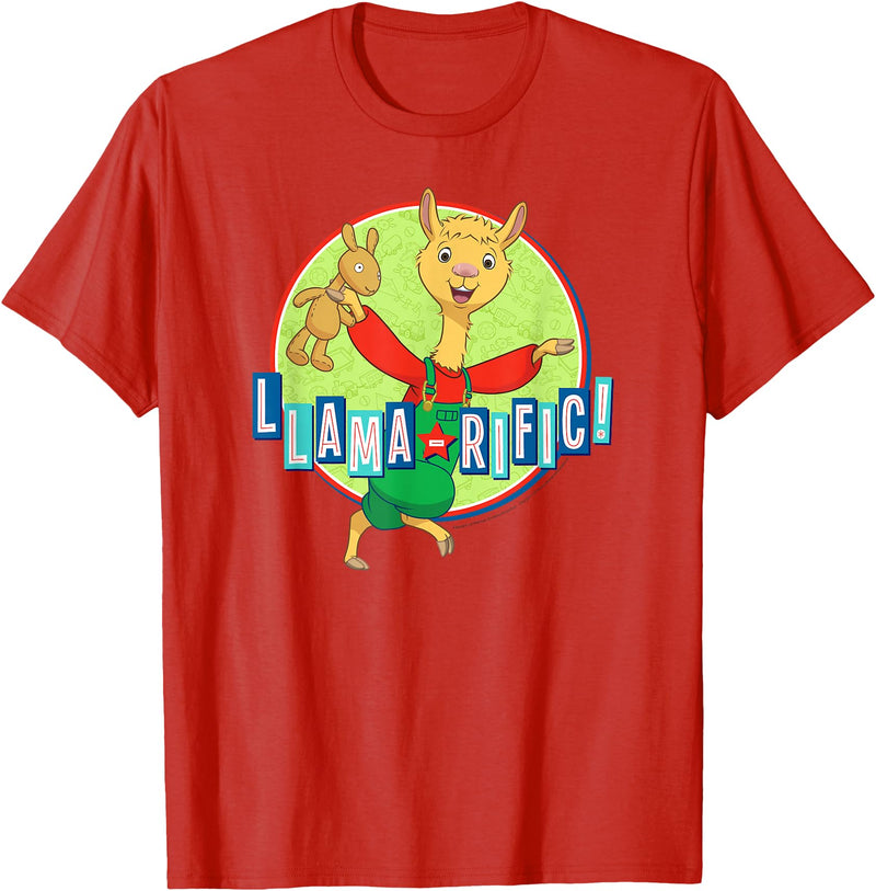 Llama Llama Netflix Red Pajama Llama-rific Tee Shirt T-Shirt - Red