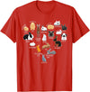 Rabbit Types & Cute Rabbit Species, Bunny - Rabbits T-Shirt in Red
