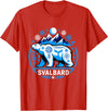 Svalbard Norway Trip Svalbard Polar Bear Norway Souvenir T-Shirt - Red