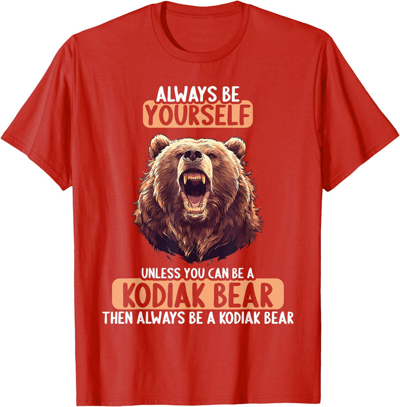 Kodiak Bears Kodiak Bear Lovers Shop Kodiak Bears Kodiak Bear T-Shirt - Red