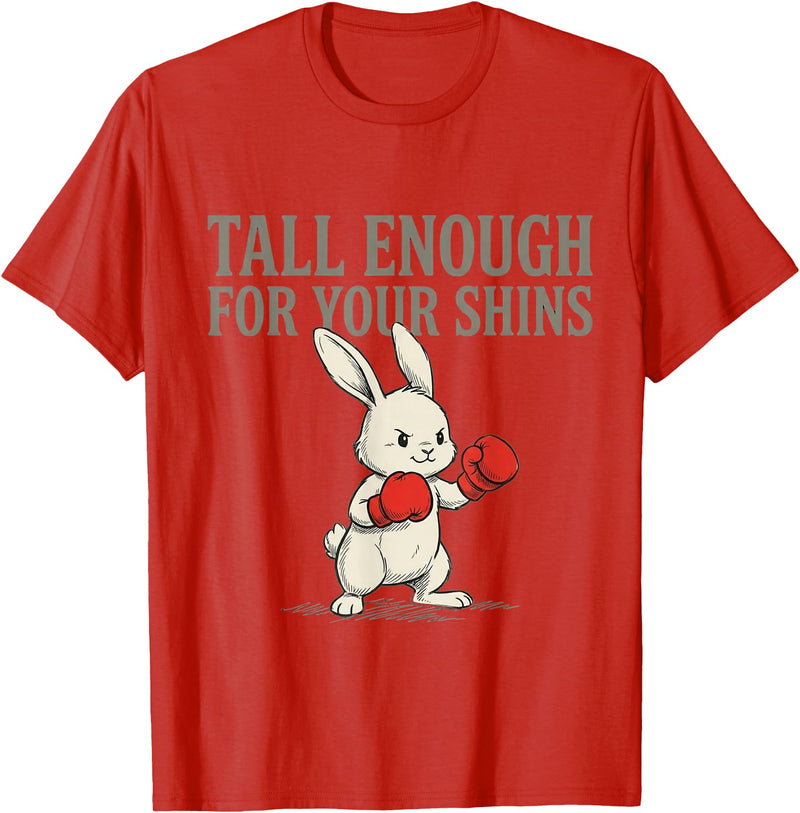 Cute Bunny Joke T-Shirt in Red