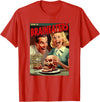 Last Gasp Graphics Brain Eaters 1950s horror comic cover T-Shirt - Red