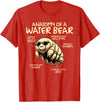 Tardigrade Water Bear Co Anatomy Of A Water Bear Funny Tardigrade T-Shirt - Red