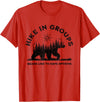 Hiking Bear Apparel Hike in Groups Bears Like to Have Options Funny Camping T-Shirt - Red
