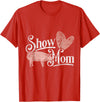 Azienda Agricola Maiale Shirt Pig Gift Idea Show Mom Pig T-Shirt - Red