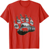 One Nature Designs Touching Ghost of the Spirit Bear Paw T Shirt T-Shirt - Red