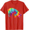 Pig Tie Dye Vintage Farmer T-Shirt - Red