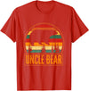 Aneisha Family Bear Matching Tee Uncle Bear Family Bear Matching T-Shirt - Red