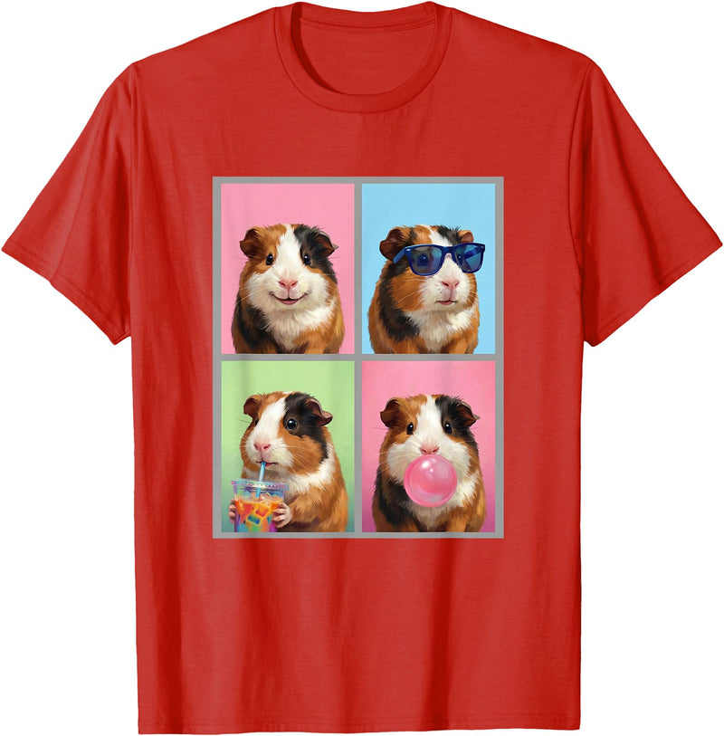 guinea pigs guinea pig Shop Guinea Pigs Funny Guinea Pig T-Shirt - Red
