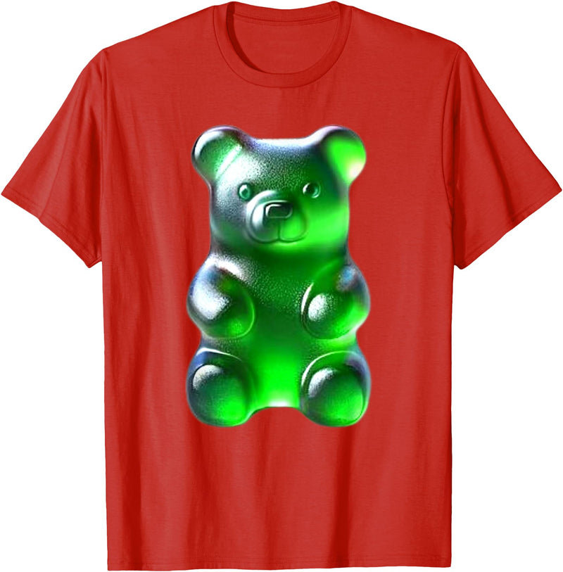 Urban Empyre Green Gummy Bear T-Shirt - Red