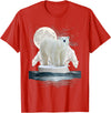 Funny Polar Bear Shirts Polar Bears - Wildlife Zoo Animal Lover Zookeeper Nature T-Shirt Small - Red