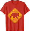 Animal Tees & Gift Idea Attention Falling Bears Animal Design Australia Gift Koala T-Shirt - Red