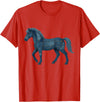Horse Denim Design Horse Denim T-Shirt - Red