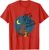 Little Squirrel Designs Cute I Love You To The Moon And Back Bear & Squirrel T Shirt T-Shirt - Red