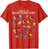 Funny Mens Bird Shirt Gifts For Birding Lovers This is my Birdwatching Shirt For Bird Lover & Birdwatcher T-Shirt - Red