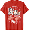 Kune Kune Pig Accessories & KuneKune Clothes Kune Kune Pig Essentials Kunekune Pig Lover Kune Kune Mom T-Shirt - Red
