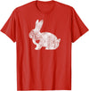 Love Bunny Rabbit Lover Animal Pet Owner Easter Gift T-Shirt in Red