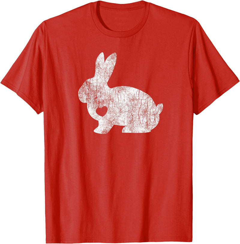 Love Bunny Rabbit Lover Animal Pet Owner Easter Gift T-Shirt in Red