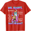 Funny Drink Me Poison Halloween Costume Vintage Oh Right That Poison Llama Halloween T-Shirt - Red