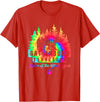 Gatlinburg Tennessee Bear Great Smoky Mountains Tie Dye T-Shirt - Red