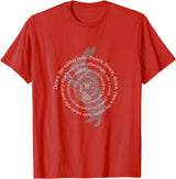 Down the Rabbit Hole. Alice in Wonderland T-Shirt in Red