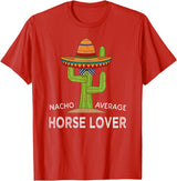 Cartba Horse Co. Funny Horse Lover Ranch Equestrian T-Shirt - Red