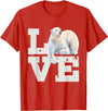 Funny Polar Bear Shirts Polar Bear Lover Zookeeper Zoo Animal Lover Wildlife T-Shirt - Red