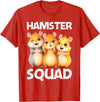 Cute Hamster Design for Men Women Kids Dwarf Hamster Lovers T-Shirt - Red