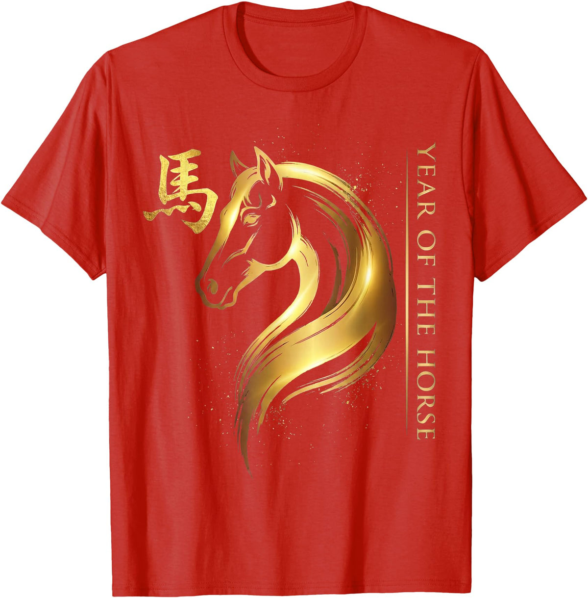 Year of The Horse 2026 Chinese New Year 2026 Year of The Horse T-Shirt - Red