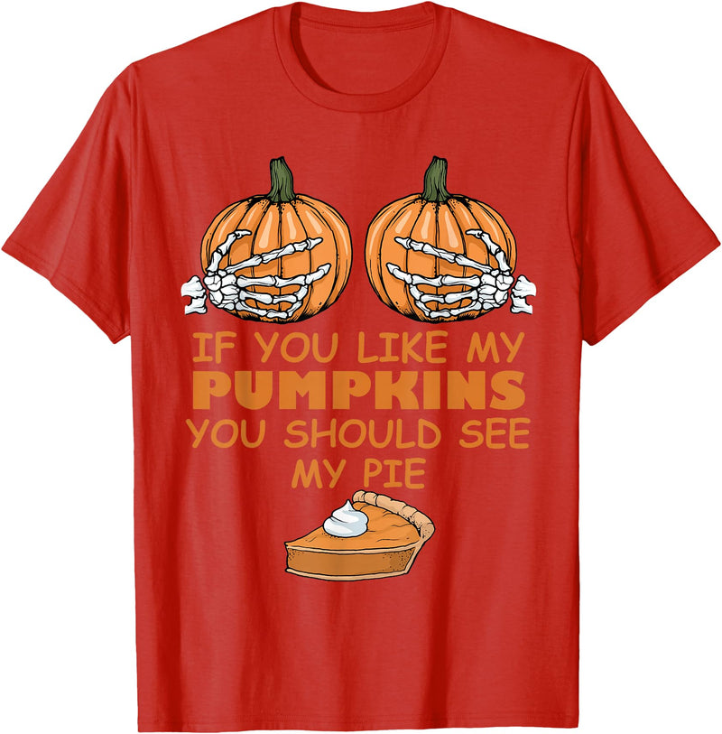 Lustige Halloween Kleidung Pumpkins Funny Halloween T-Shirt - Red