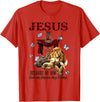 Unknow FAITH Jesus Lion Lamb Heaven Know My Name T-Shirt - Red