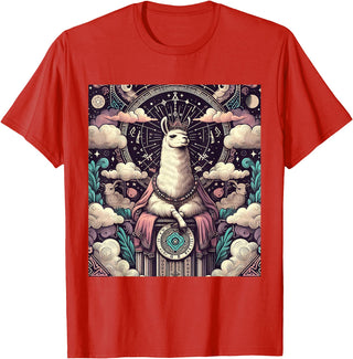 Check out my Llama Shirts Llama tarot card T-Shirt - Red