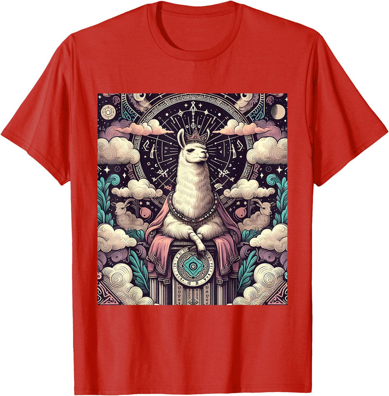 Check out my Llama Shirts Llama tarot card T-Shirt - Red