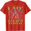 I Ate Gluten Today Horror Cool Hard Skeleton Meme I Ate Gluten Today Horror Bootleg Cool Hard Skeleton Meme T-Shirt - Red