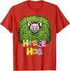 Wild Critter Lover Fun Farmer Combination Tees Hedge Hog Funny Hedgehog Pun Cute Animal How I Roll Pig Farm T-Shirt - Red