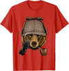 Wowsome! Bear Detective Wildlife Bear Animal Lover T-Shirt - Red