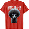 Llama Corner Afro Llama Ain't Got Time for Your Drama - Llama Gift T-Shirt - Red