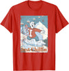 ICEE Bear Ice Boarding Just Chillin' T-Shirt - Red