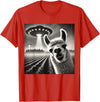 ÄLlamaAlpacaCo. Funny Llama Alpaca Selfie UFOs T-Shirt - Red