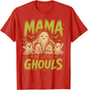 Mama of Little Ghouls Halloween Clothing BB Funny Halloween Mom Shirt Mothers Day Mama of Little Ghouls T-Shirt - Red