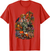 Halloween Gardening Lover Apparel & Gifts Outlet Freshly Planted Skeleton Gardener Halloween T-Shirt - Red