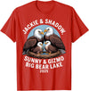 Nature Wildlife Art Prints Jackie & Shadow Sunny & Gizmo Big Bear Lake 2025 Eagle T-Shirt - Red