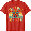 Lion Gifts Todays Mood Lion Mode Lion T-Shirt - Red