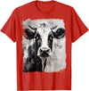 Noah&Friends A Black White Cow T-Shirt - Red