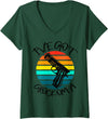 Womens I've got Glockoma Paw Funny Dog Lover Dog Quote V-Neck T-Shirt - Dark Green