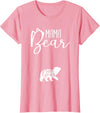 Awesome Matching Family Outfits Baby Bear - Mama Mommy New Mom Pregnancy Announcement Gift T-Shirt - Pink